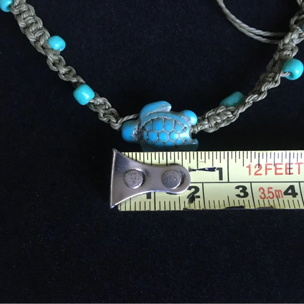 Turquoise Color Blue and Green Turtle Bracelet